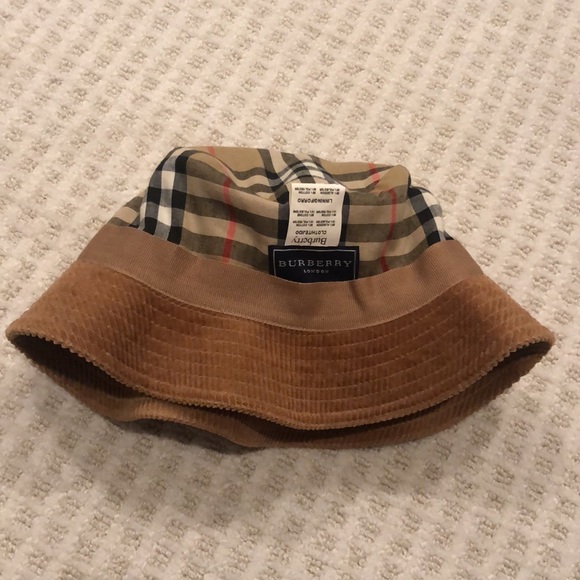 Vintage Burberry bucket hat corduroy main image 4
